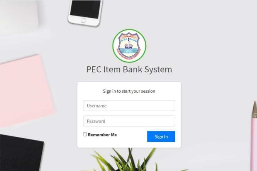 PEC ITEM BANK