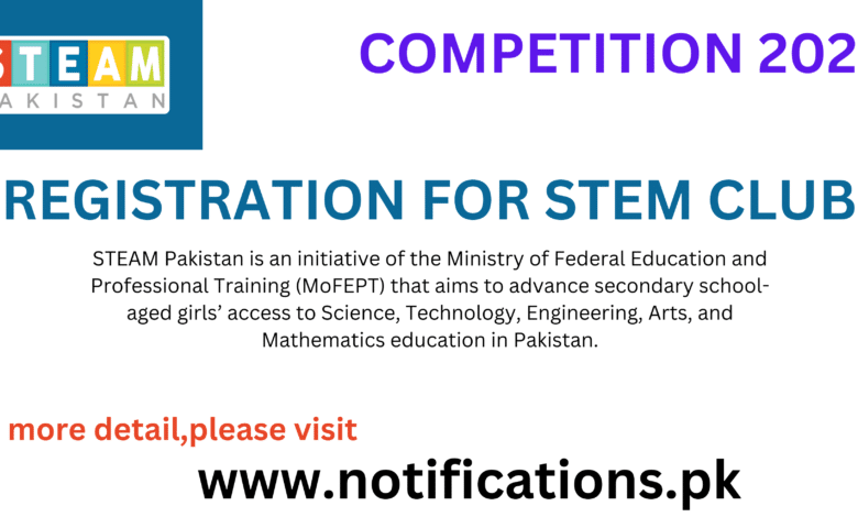 REGISTRATION FOR STEM CLUBS 2024 SED PUNJAB